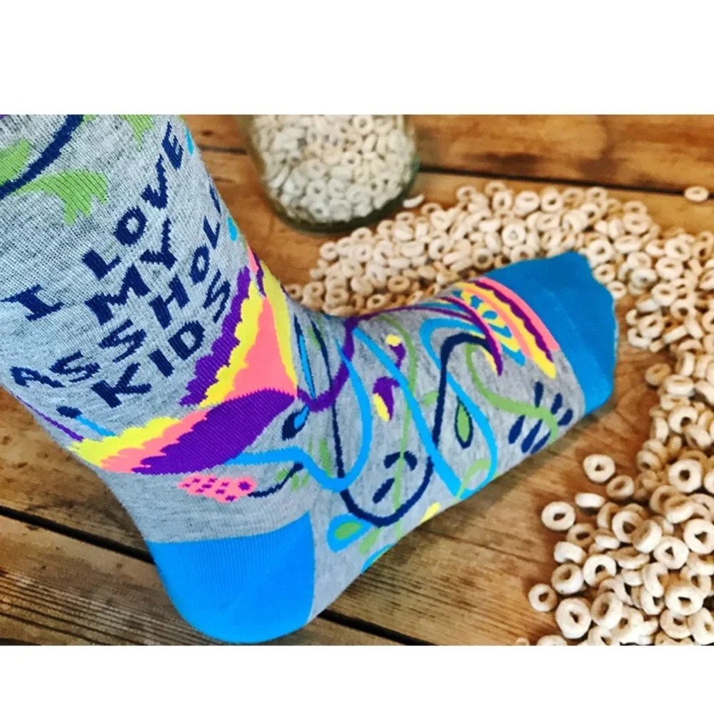 Blue Q Funny Socks I Love My A**hole Kids Women’s Mom Socks